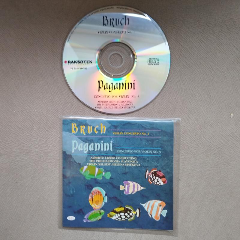 Bruch / Violin concerto no:1–  Paganini / Concerto for violin no:5 -  1996 Türkiye Basım - 2. El CD