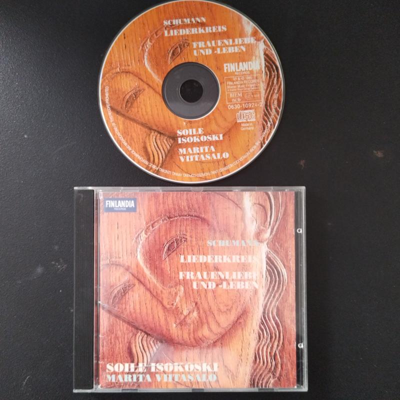 Solile İsokoski-Marita Viltasalo / Schumann -Liederkreis-Frauenliebe-Und leben  -  1995 Finlandiya   Basım - 2. El CD Albüm