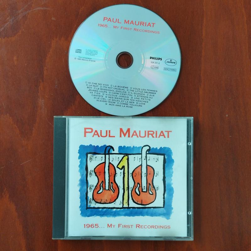Paul Mauriat – 1965... My First Recordings - 1995 Fransa Basım - 2. El CD Albüm