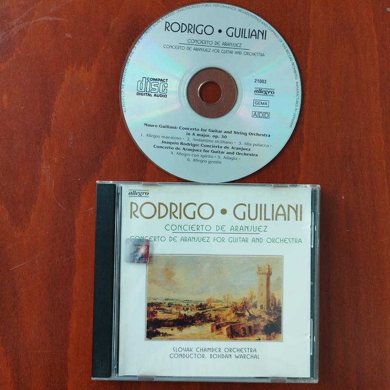 Rodrigo & Guiliani / Concierto de Aranjuez -  Almanya   Basım - 2. El CD Albü