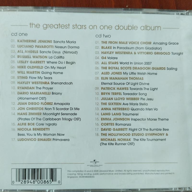 The Number One Classical Album 2008  -  2007 İngiltere   Basım - 2. El 2XCD Albüm