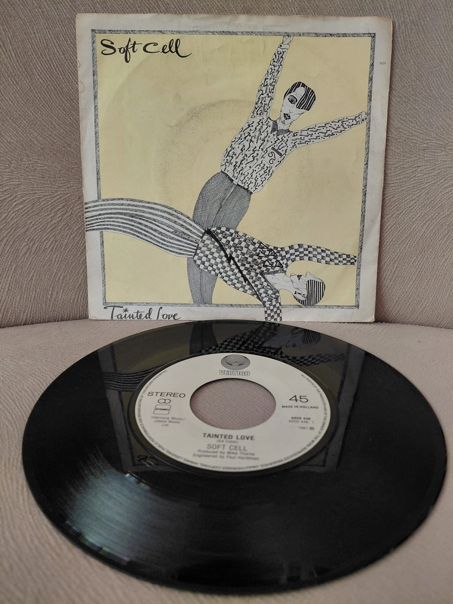 Soft Cell   – Tainted Love -  1981  Hollanda Basım  45’lik  Plak