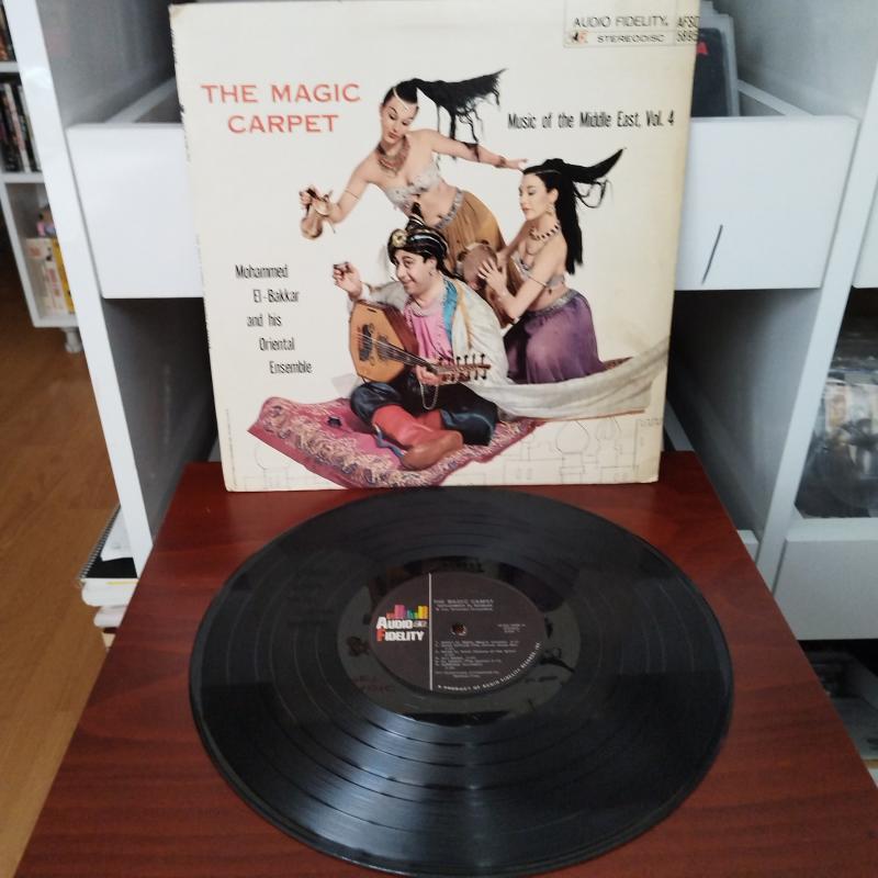 Mohammed El-Bakkar – The Magic Carpet - 1959 Amerika Basım Albüm - 33 lük LP Plak