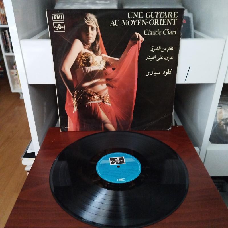 Claude Ciari – Une Guitare Au Moyen-Orient - 1973 Yunanistan Dönem Basım Albüm - 33 lük LP Plak