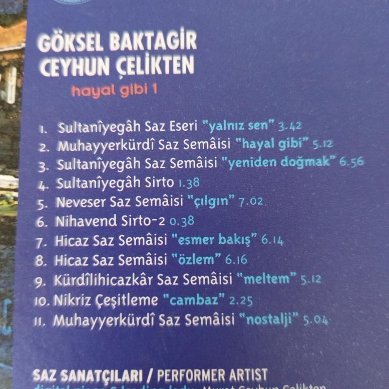 İstanbul Senfonisi 5 / Göksel Baktagir-Ceyhun Çelikten / Kanun ve Piano -  2.El CD  Albüm