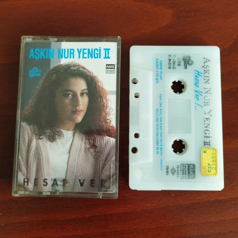Aşkın Nur Yengi ‎– Aşkın Nur Yengi II - Hesap Ver / 1991 Türkiye Basım 2. El Kaset