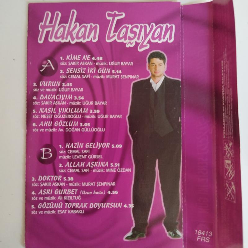 Hakan Taşıyan - Hesabım Bitmedi Seninle / 1996 Türkiye Basım 2. El Kaset