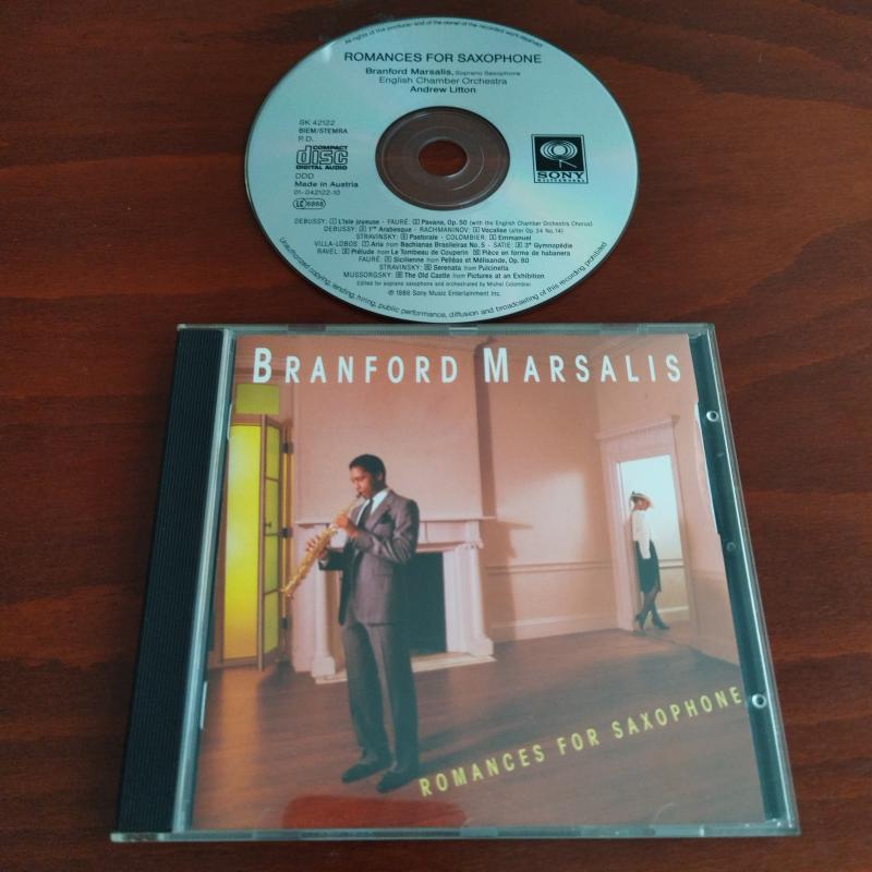 Branford Marsalis – Romances For Saxophone - 1993 Hollanda Basım - 2. El CD Albüm