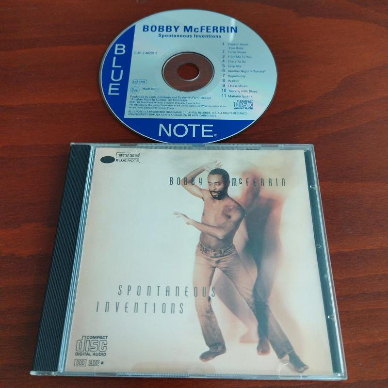 Bobby McFerrin – Spontaneous Inventions - 1986 Avrupa Basım - 2. El CD Albüm
