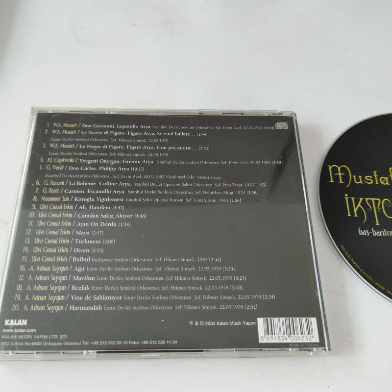 Mustafa İktu / Bas -Bariton  - 2004  Türkiye Basım-  2. El CD Albüm