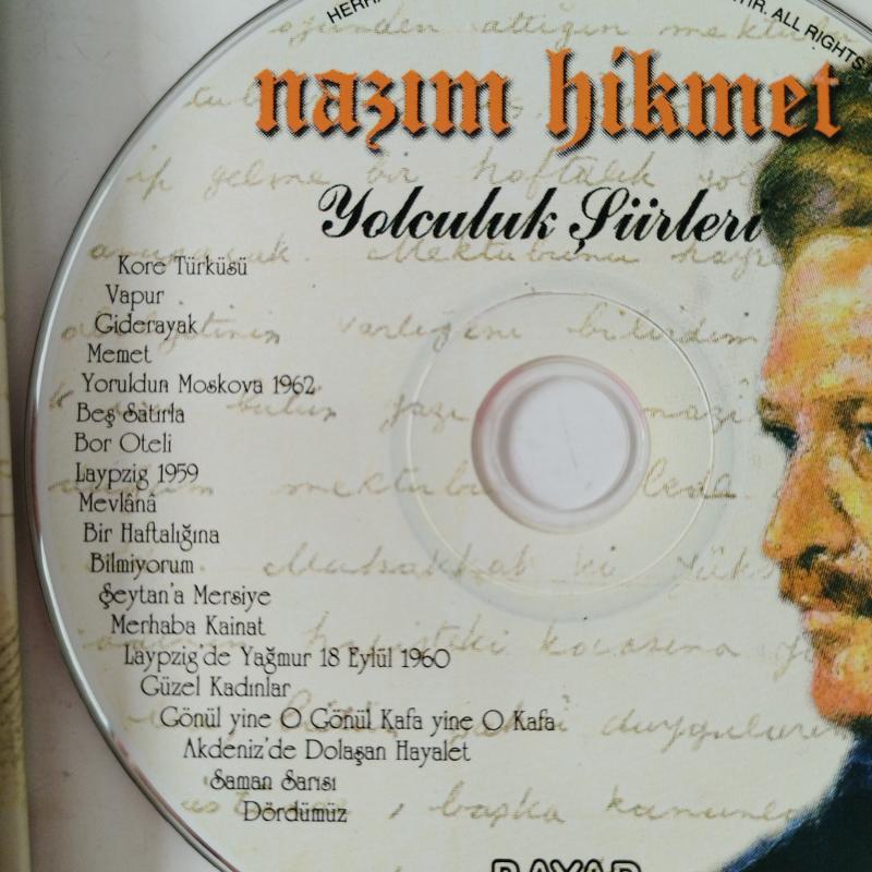 Nazım Hikmet / Yolculuk Şiirleri  -  Türkiye Basım-  2. El CD + Book