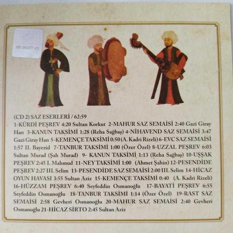 Sultan Bestekarlar 2 / NTV Tarih -  2. El CD Albüm