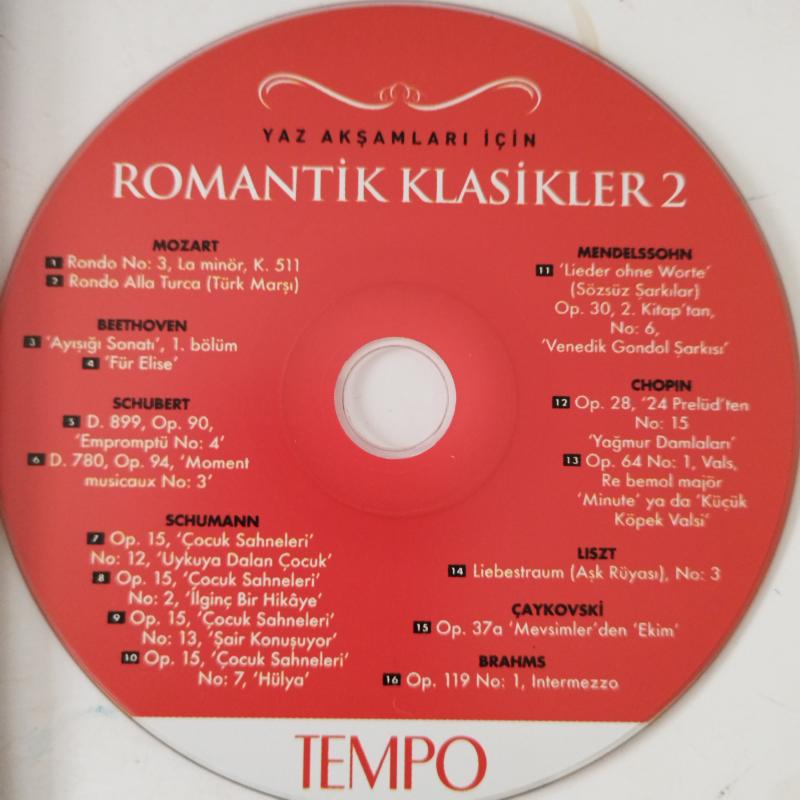 Romantik Klasikler 2 / Tempo  - 2. El CD + Kitap