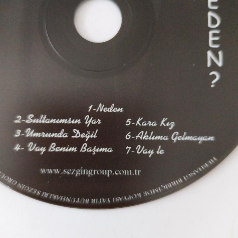 Mustafa Sezgin  – Neden -  Türkiye Basım - 2. El CD Albüm