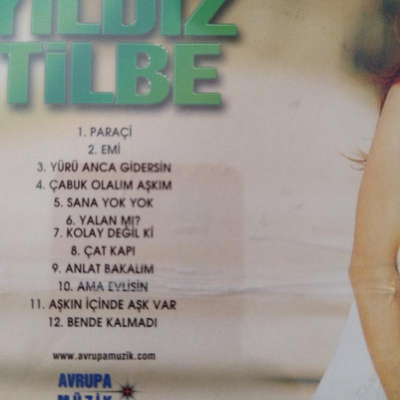 YILDIZ TİLBE- YÜRÜ ANCA GİDERSİN - 2003 TÜRKİYE BASIM CD
