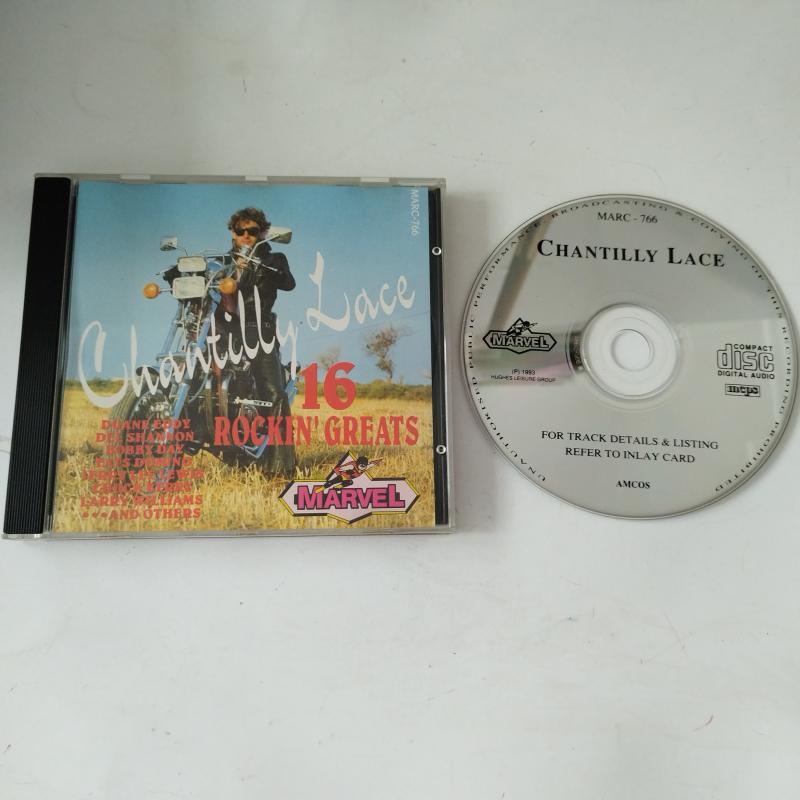 Chantilly Lace  / 16 Rockin Greats / Marvel   - 1993  Avusturalya Basım - 2. El CD Albüm