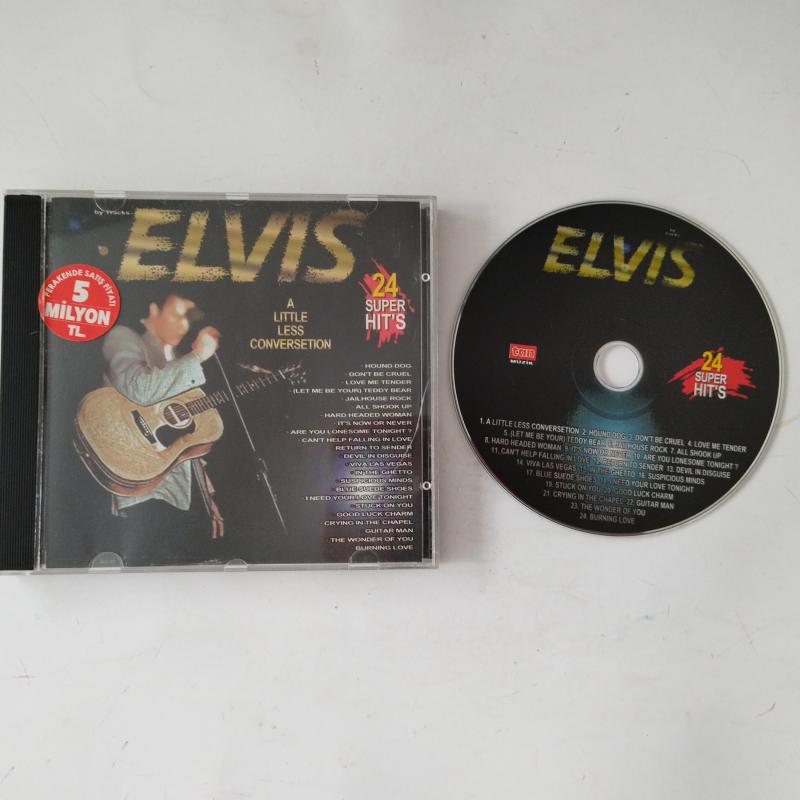 Elvis / A Little Less Conversetion / 24 Super Hit’s  - Türkiye Basım - 2. El CD Albüm