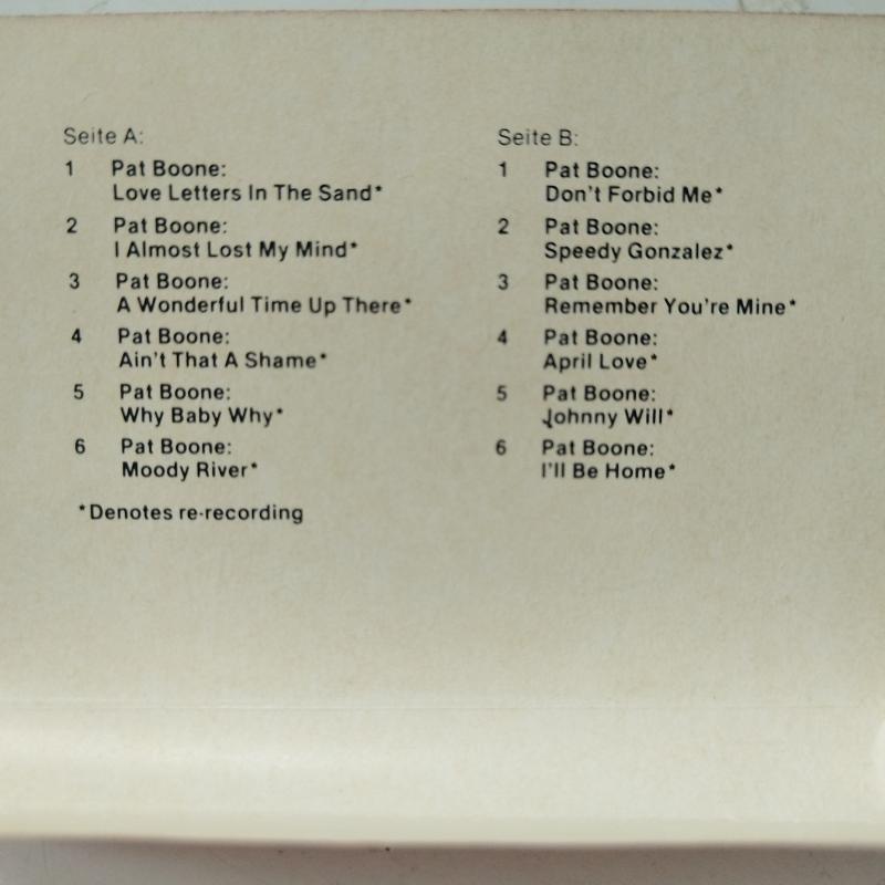 Pat Boone  / Love Letters In The Sand - Avusturya Basım 2. El Kaset