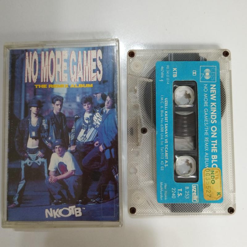 New Kids On The Block – No More Games (The Remix Album) -  1990 Türkiye Basım 2. El Kaset