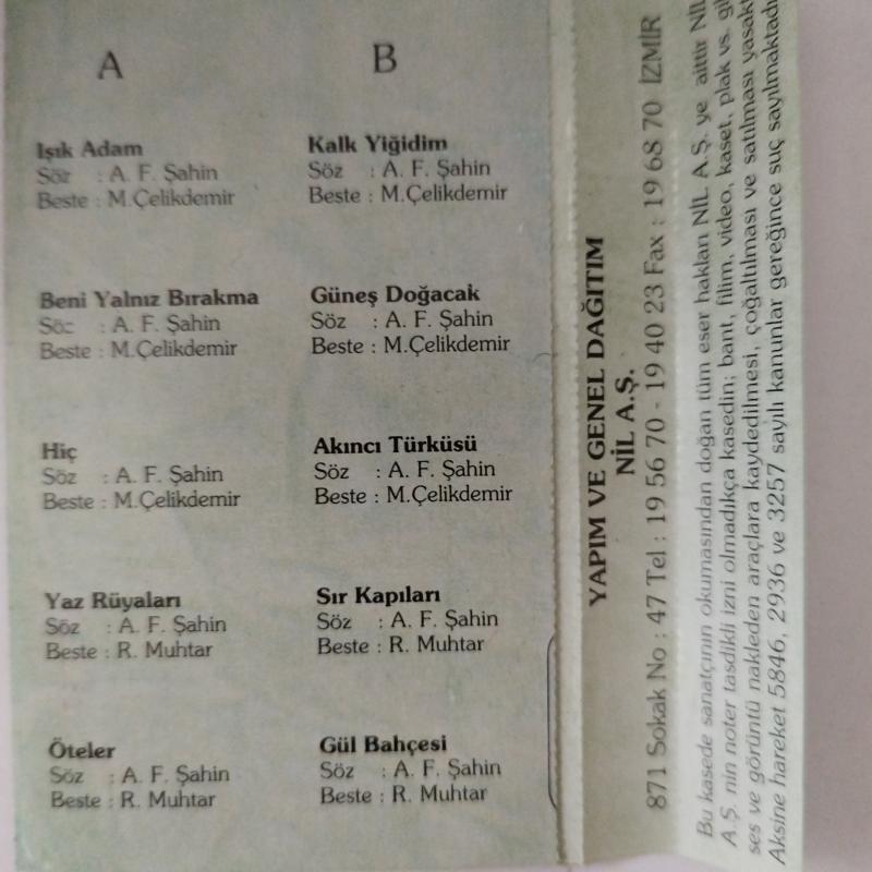 Reşit Muhtar / Vuslat Türküleri 1 ‎– Kırık Mızrap –  1993 Türkiye Basım 2. El Kaset