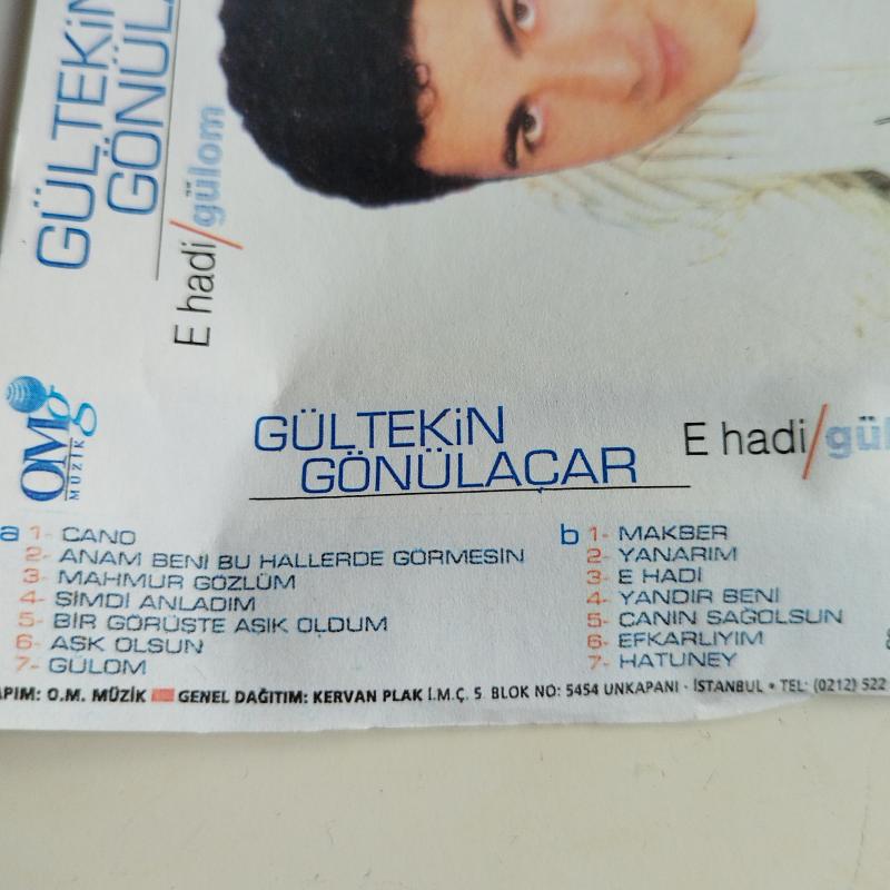 Gültekin Gönülaçar  –E Hadi / Gülom -    Türkiye Basım 2. El Kaset