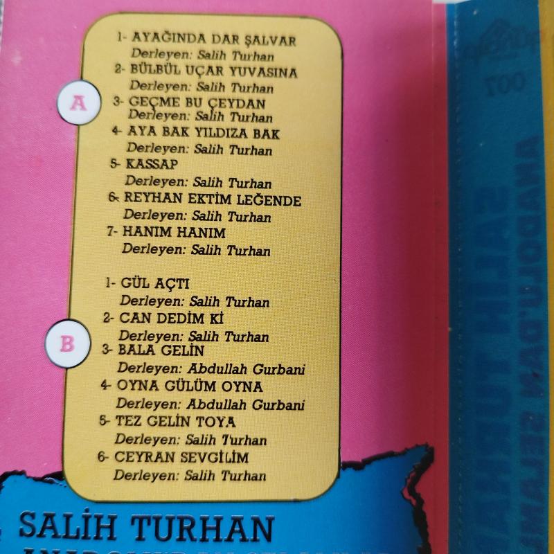Salih Turhan /  Anadoludan Selamlar -    Türkiye Basım 2. El Kaset