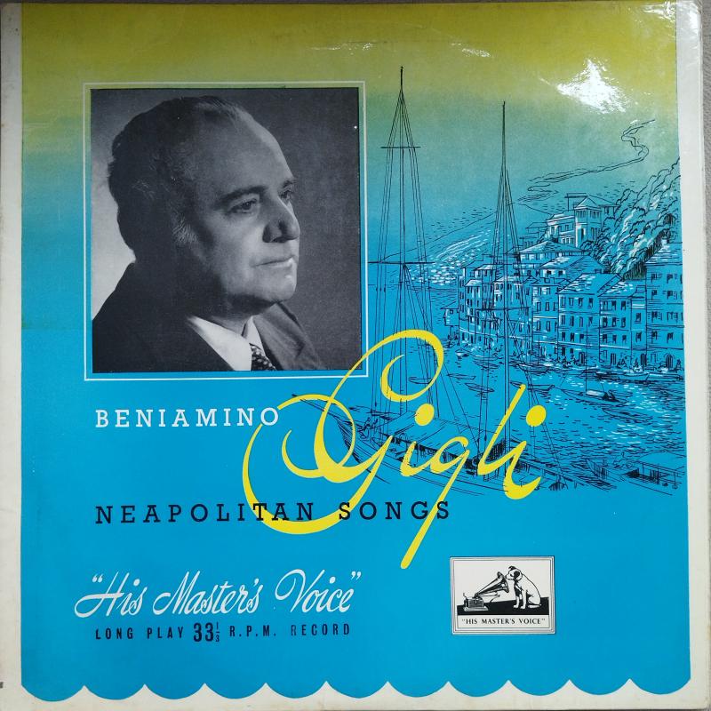 Beniamino Gigli – Neapolitanische Lieder - 1961 İngiltere Basım 10’’ Plak Albüm
