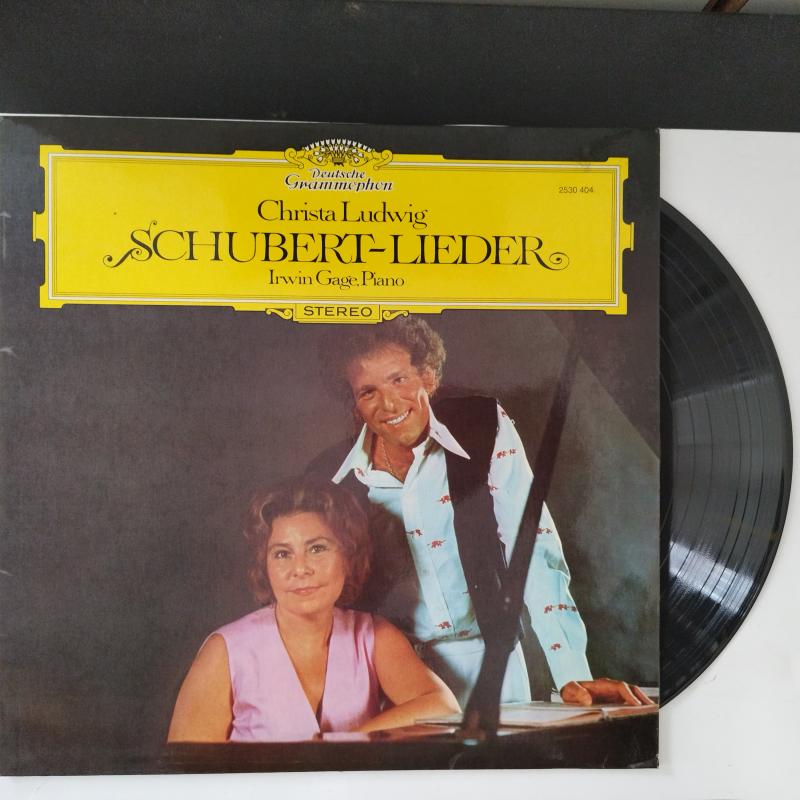 Schubert, Christa Ludwig, Irwin Gage /Schubert-Lieder 1-2 /1974-75 İngiltere Basım 33 Lük 2XLP Plak