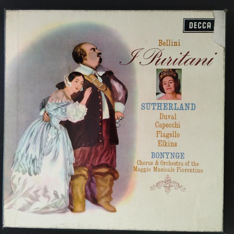 Bellini - Sutherland - Boynge / I Puritani -1964 İngiltere Basım 33 Lük 3xLP Box Set 2. el