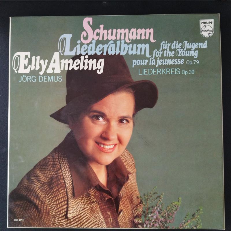 Schumann, Ameling, Demus - Liederalbum Für Die Jugend 1980 Hollanda Basım 2xLP Box Set 2. el