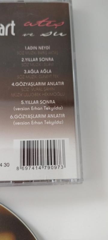Halit Nart / Ateş ve Su  –    Türkiye Basım  2. El CD  Albüm / İthaflı İmzalı