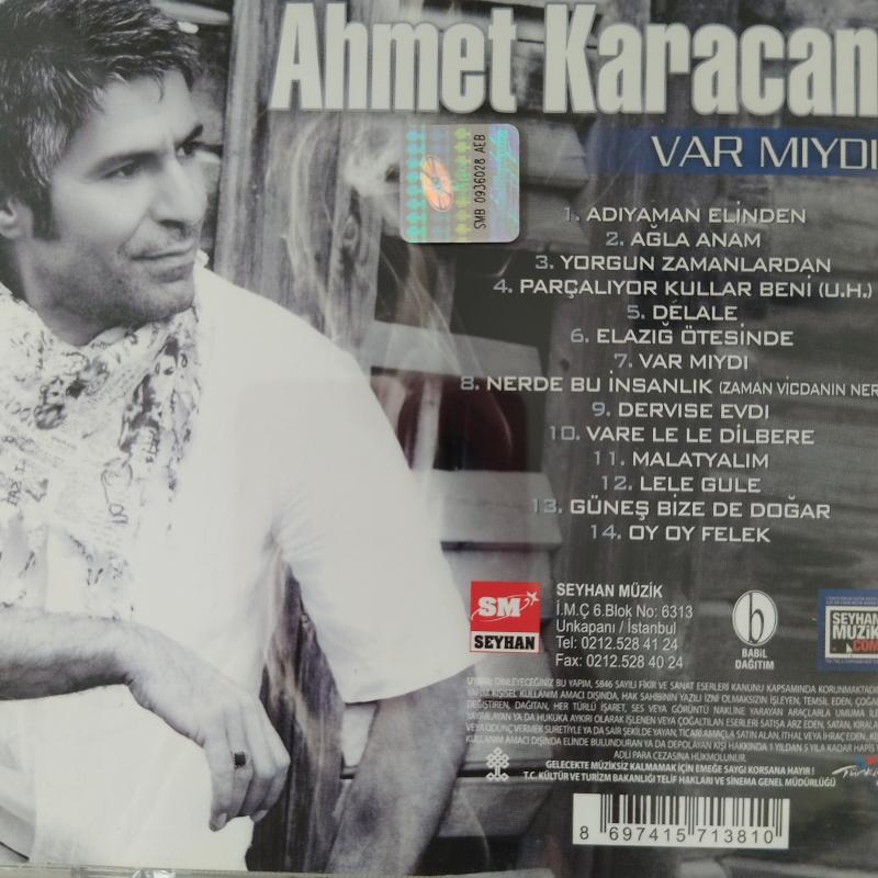 Ahmet Karacan  / Var mıydı  –   Türkiye Basım  2. El CD  Albüm