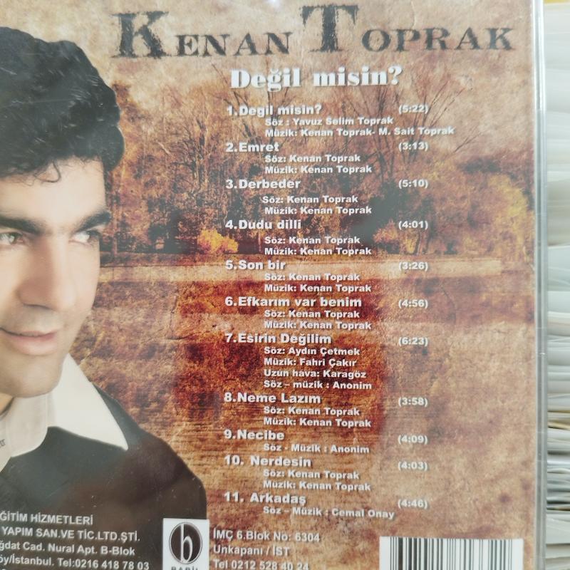 Kenan Toprak / Değil misin? ‎  –  Türkiye Basım -  CD  Albüm - Jelatinli