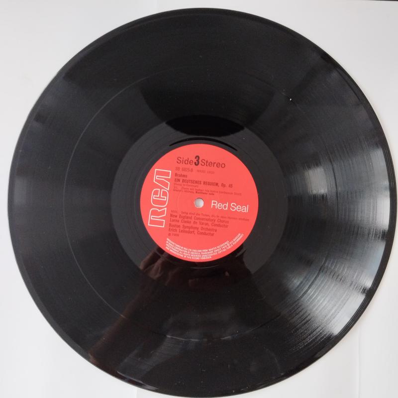 Brahms A German Requiem, Op. 45 / Four Serious Songs, Op. 121 -1970 İngiltere Basım Double LP Plak
