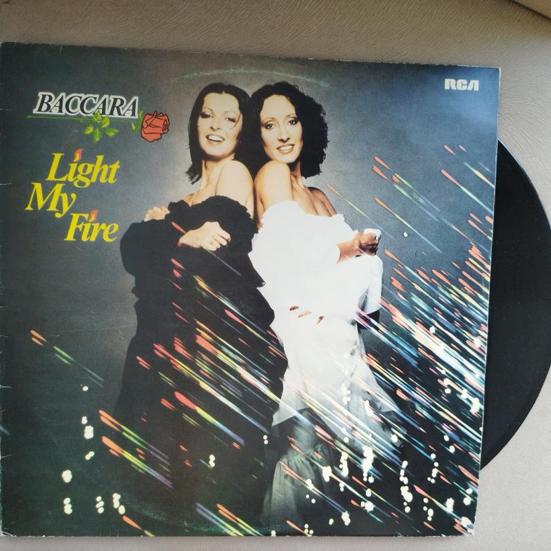 Baccara – Light My Fire - 1978 Türkiye Basım Albüm - 33 lük LP Plak 2. el