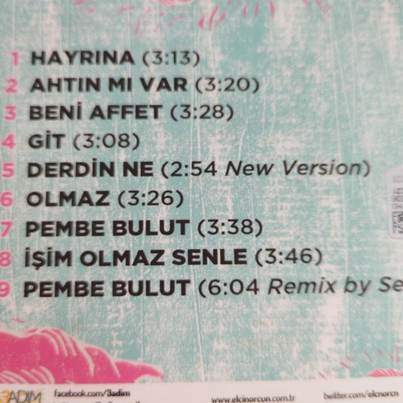 Elçin Orçun  ‎/ Pembe Bulut -   Türkiye Basım - 2. El CD Albüm / İthaflı İmzalı