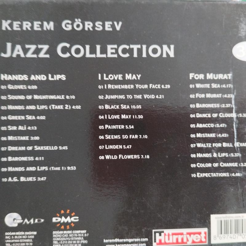 Kerem Görsev : Jazz Collection - 1 ( Hands and Lips, I Love May,For Murat )  - Türkiye  Basım - 2. El  3XCD Box