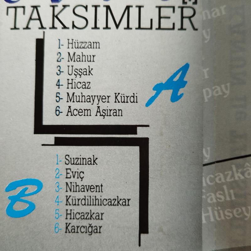 Kanun ile Taksimler  - 1991 Türkiye Basım 2. El Kaset
