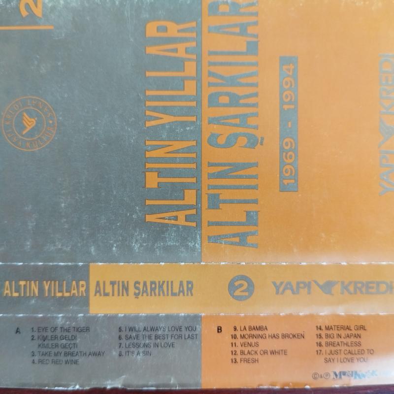 Altın Yıllar Altın Şarkılar (1969-1994) - 1995 Türkiye Basım - Yapı kredi Yayınları - 2. El Kaset
