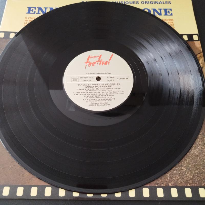 Ennio Morricone Bandes Et Musiques Originales( Soundtrack) -1976 Fransa Basım Double LP Plak -2.El