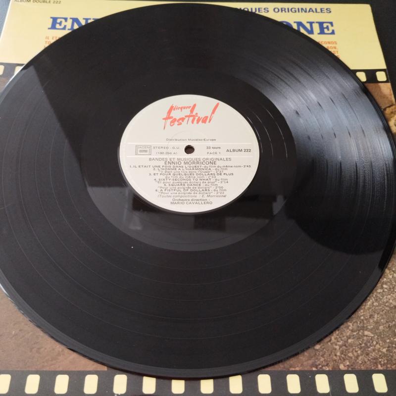 Ennio Morricone Bandes Et Musiques Originales( Soundtrack) -1976 Fransa Basım Double LP Plak -2.El