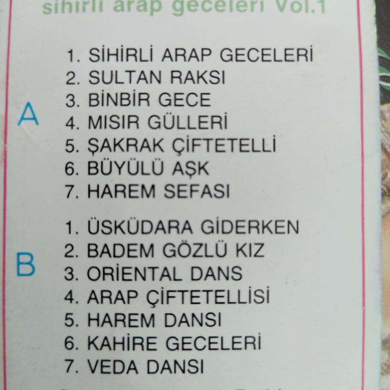 Aslıhan Öncü / Sihirli Arap Geceleri - 1987 Türkiye Basım 2. El Kaset