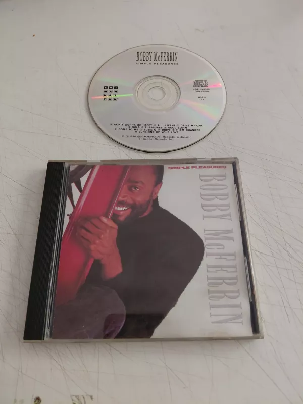 Bobby McFerrin – Simple Pleasures - 1988 Amerika Basım CD Albüm-2.el