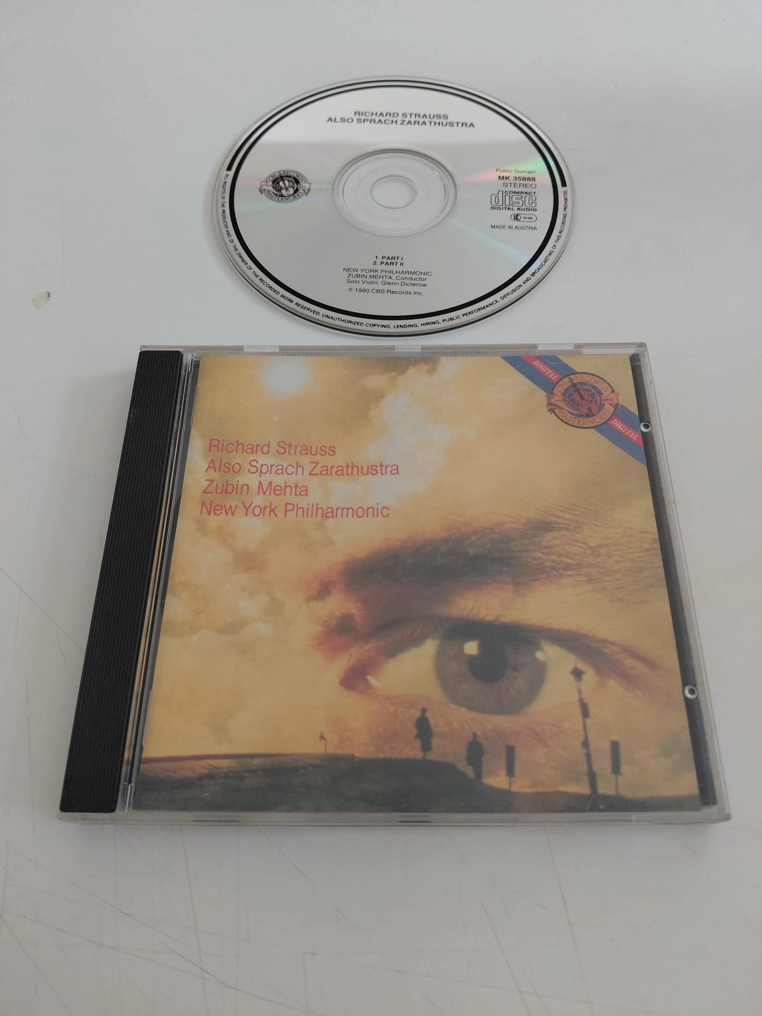 Richard Strauss - Zubin Mehta – Also Sprach Zarathustra  – 1985 USA Basım - CD Albüm-2.el
