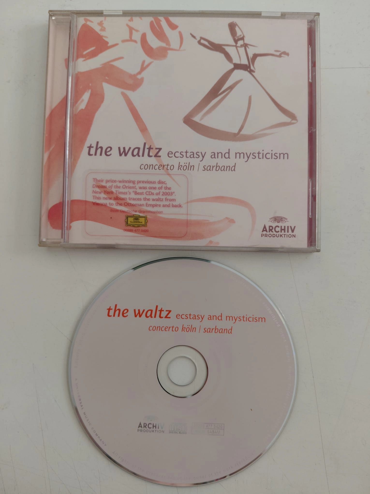 Concerto Köln, Sarband – The Waltz. Ecstasy And Mysticism - 2005 Avrupa  Basım - CD Albüm-2.el