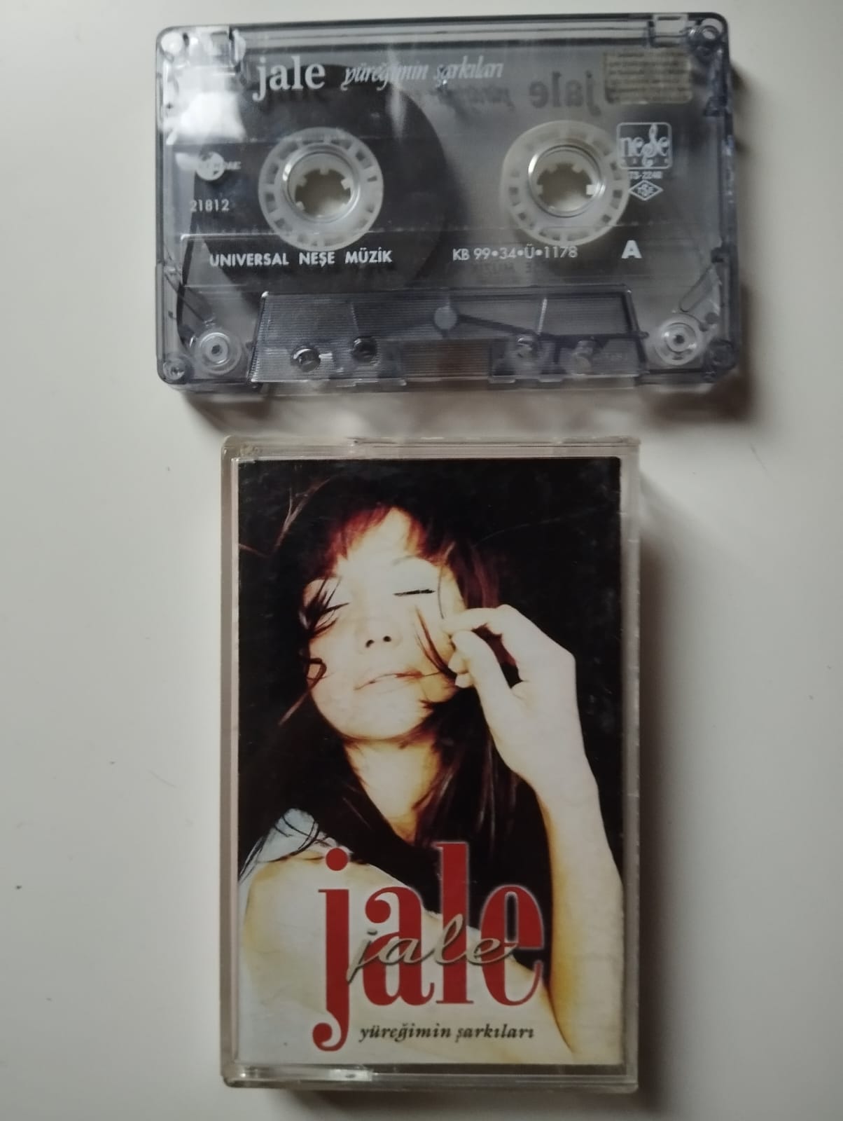 Jale – Yüreğimin Şarkıları - 1999 Türkiye Basım 2. El Kaset
