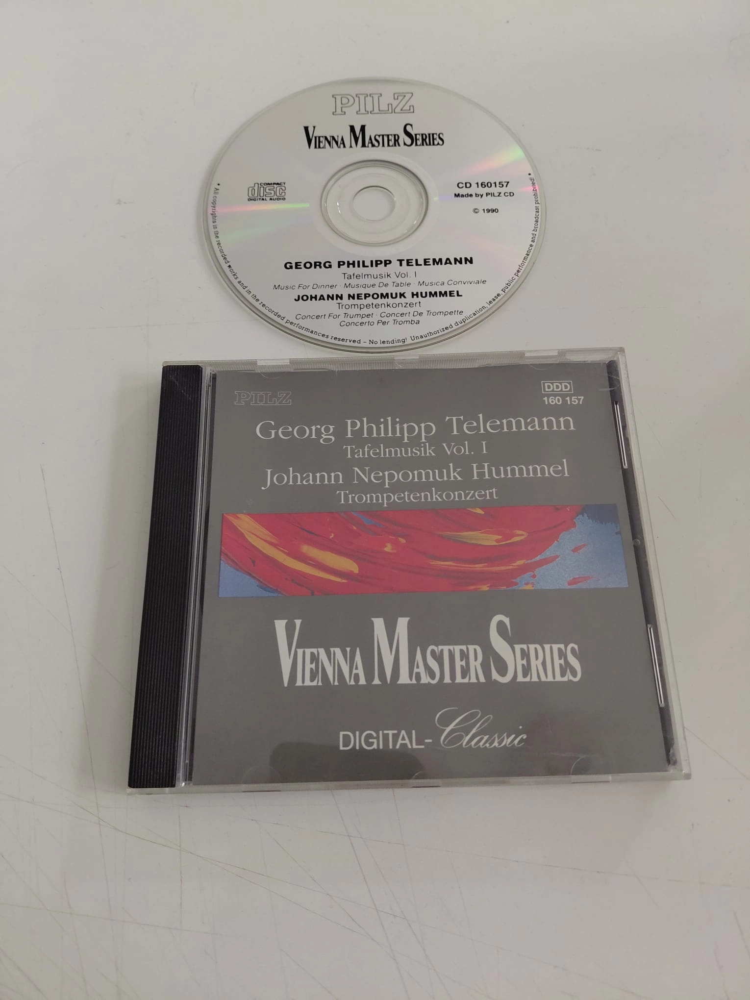 Georg Philipp Telemann / Johann Nepomuk Hummel – Tafelmusik Vol. I - 1991 Almanya Basım CD -2.el