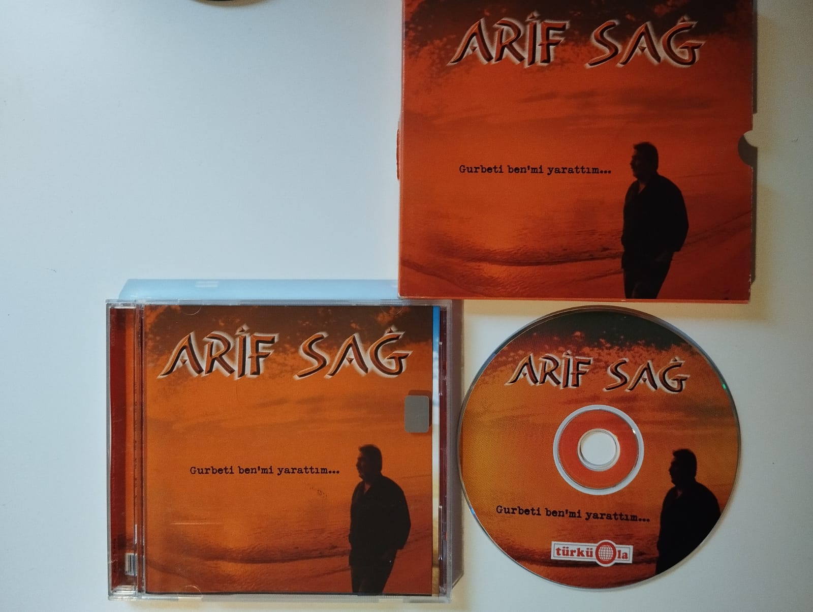 Arif Sağ – Gurbeti Benmi Yarattım - 1998 Türkiye Basım CD Albüm-2.El