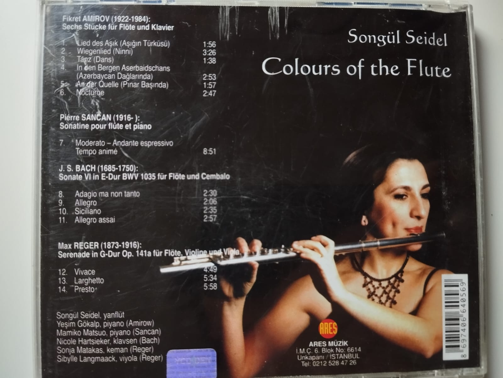 Songül Seidel - Colours Of The Flute - Türkiye Basım 2. El CD Albüm