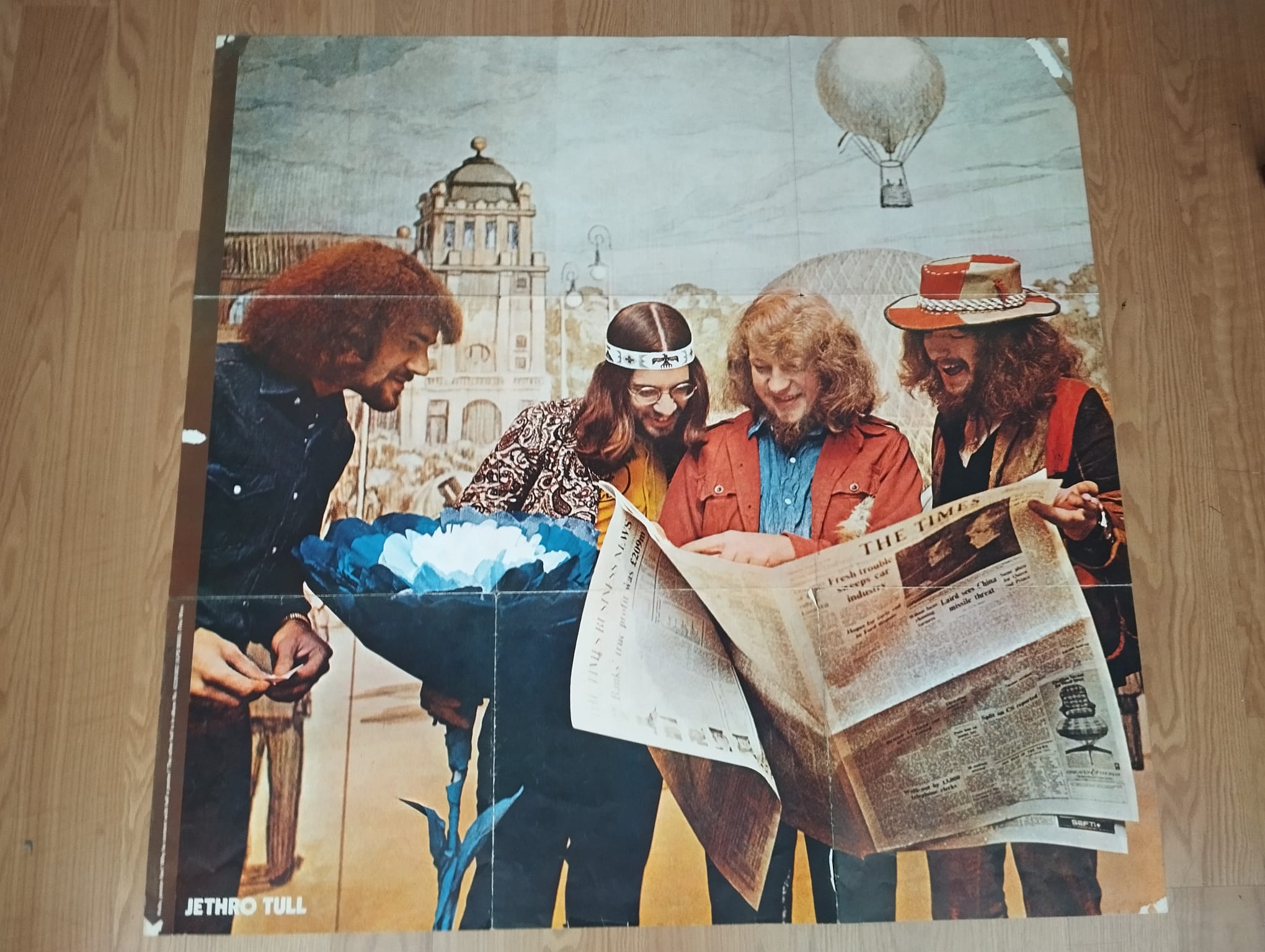 Jethro Tull – Benefit - 1970 Almanya Basım LP Plak /Nadir posterli- 2.el